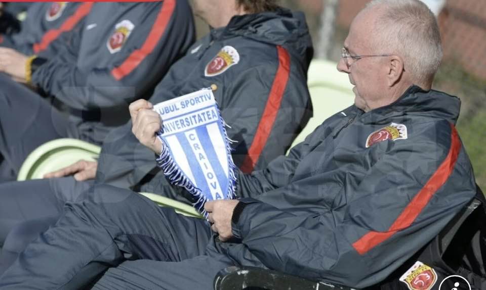 Aurică Ţicleanu, omagiu pentru Sven-Goran Eriksson, rivalul din semifinala Craiova Maxima – Benfica, din 1983