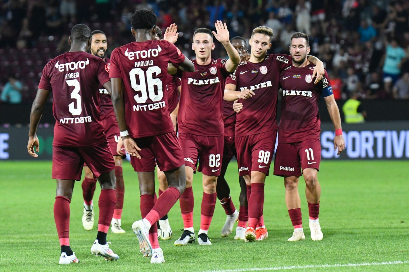 CFR Cluj – Pafos 1-0, Live Video Online în play-off-ul Conference League. Ardelenii conduc la pauză, dar au rămas în 10 oameni