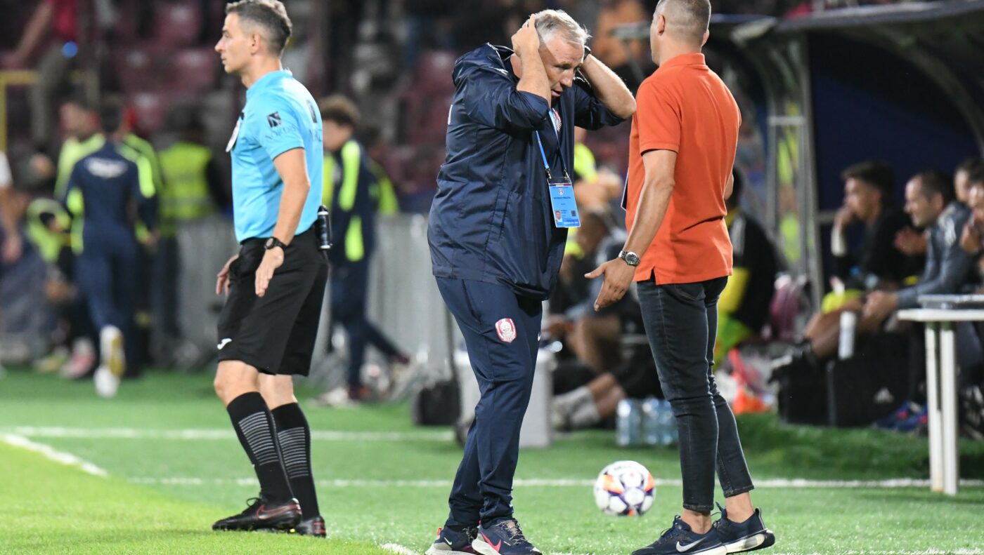 Cum se plânge Dan Petrescu nu o face nimeni în Superliga, iar antrenorul a ținut un nou discurs victimizator, după CFR Cluj – U Cluj 2-3