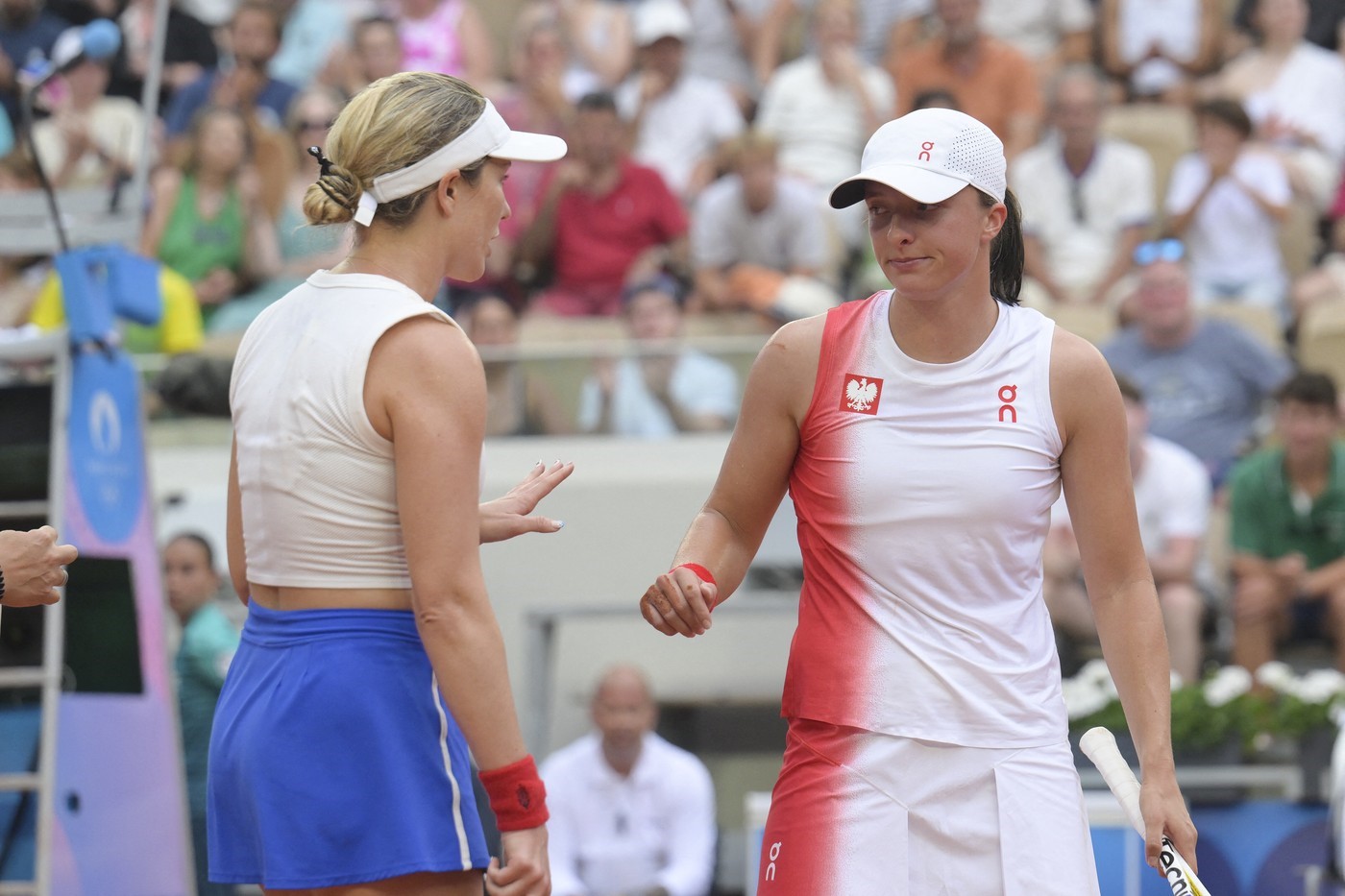 Danielle Collins a lovit-o cu o minge în piept pe Iga Swiatek și apoi s-a retras ea din cauza unor dureri mari, dar scandalul era abia la început! Ce i-a spus liderului WTA la fileu: „Nu îmi place falsitatea!”