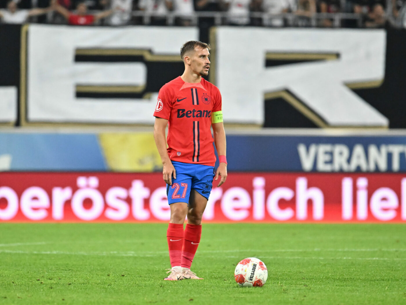 Darius Olaru chiar merită 10.000.000 de euro: acțiune fabuloasă și gol minunat în FCSB – LASK Linz. Vezi aici reușita magnifică a căpitanului campioanei României