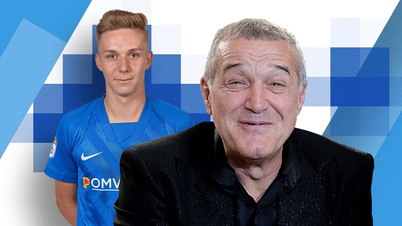 Gigi Becali râde în hohote după debutul lui Louis Munteanu la CFR Cluj ...