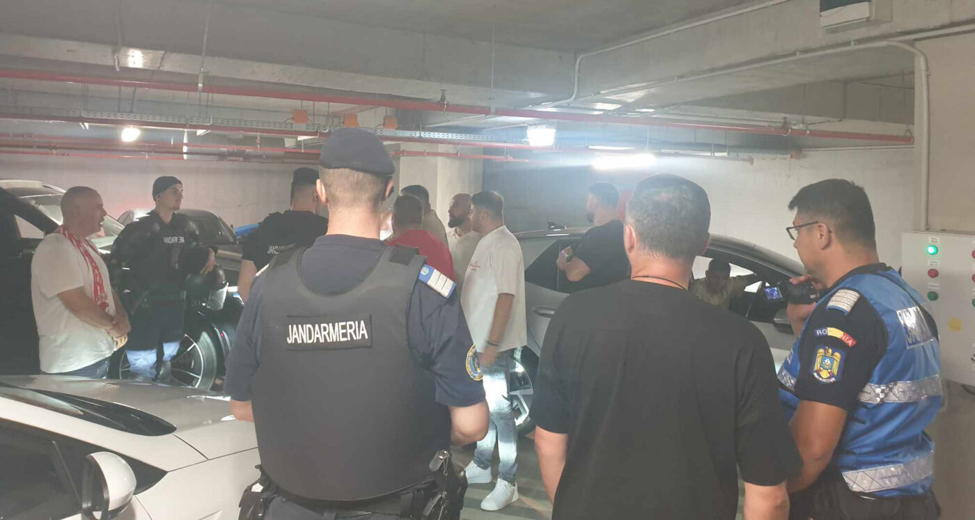 La un pas de bătaie în parcarea stadionului, după Dinamo Bucureşti – Universitatea Craiova 2-1. Jandarmii au intervenit urgent: „Cine te-a înjurat?”. EXCLUSIV