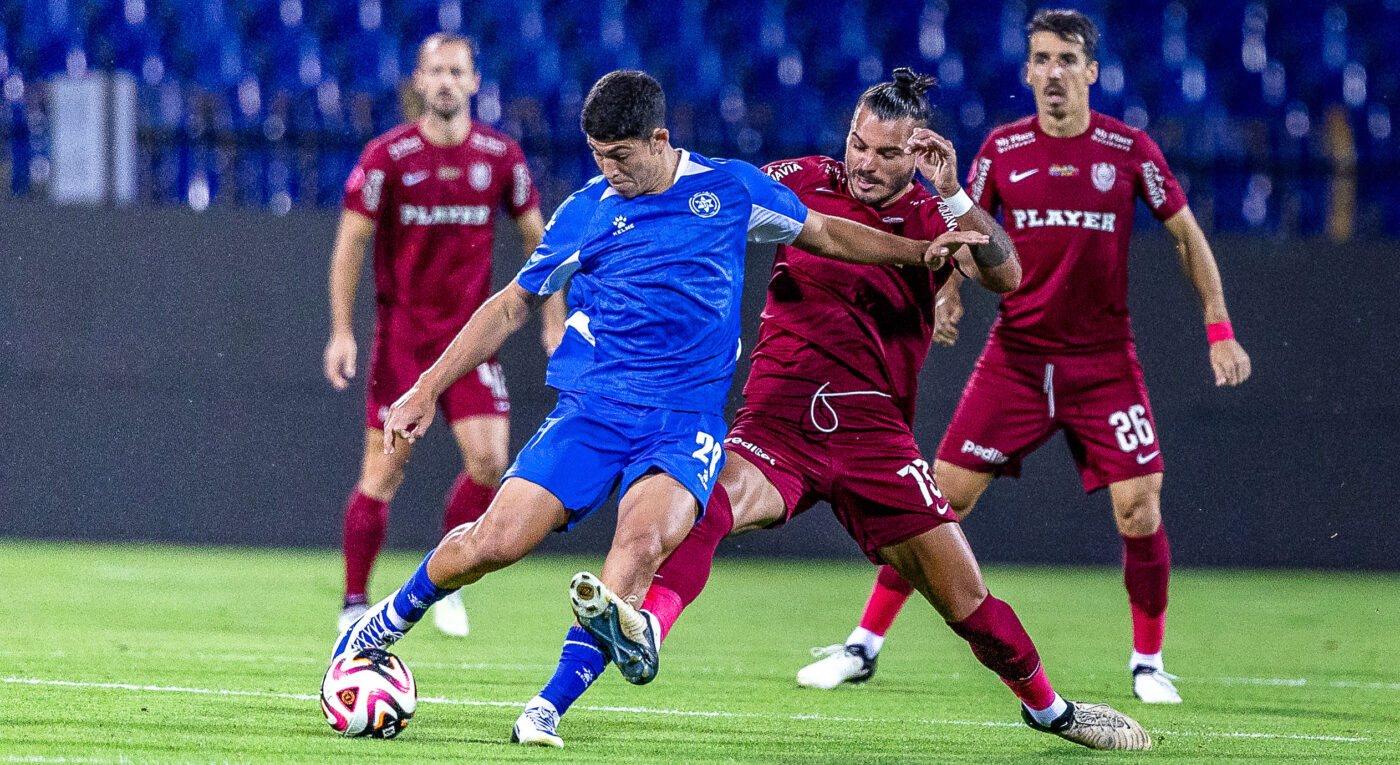 Maccabi Petach Tikva – CFR Cluj 0-1 și Corvinul Hunedoara – Astana 1-2, în prima manșă a turului 3 preliminar din Conference League! Ardelenii au prima șansă la calificarea în play-off