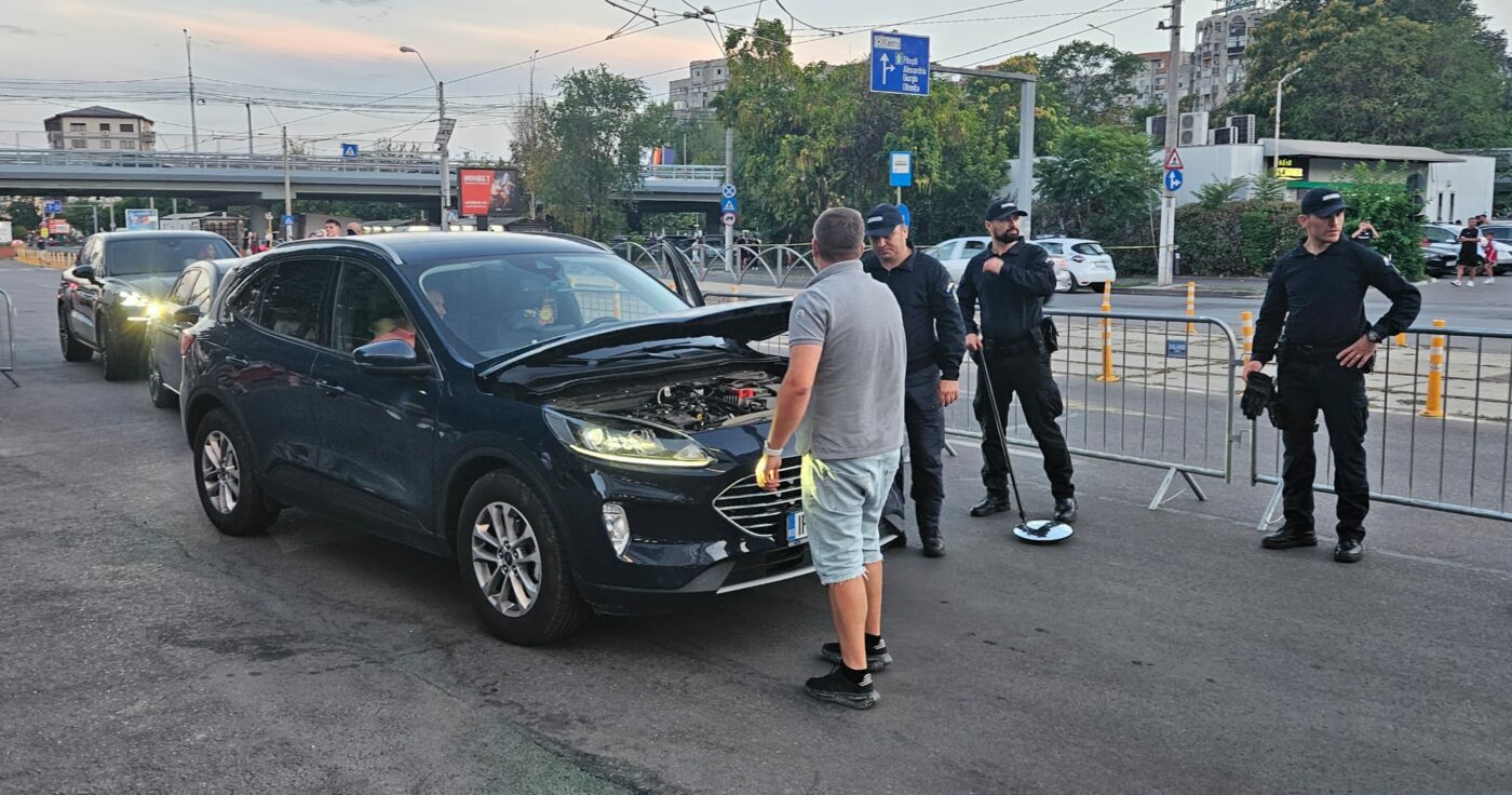 Măsuri draconice înainte de Rapid – Dinamo! Cum sunt controlate mașinile care intră în stadion. FOTO