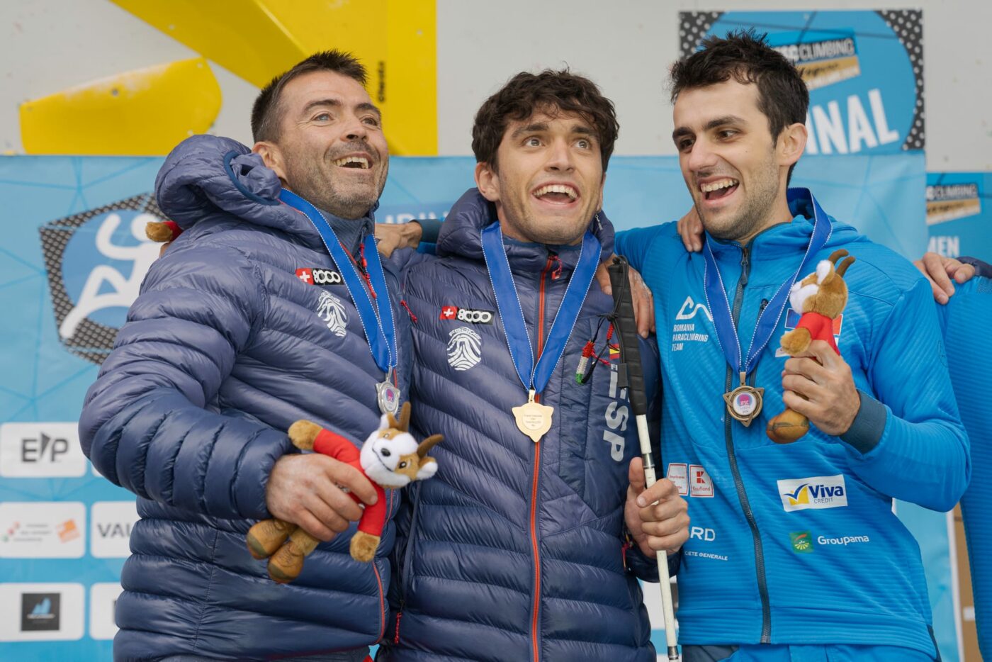 Medalii pentru România la Campionatul European pentru lotul național de Paraclimbing