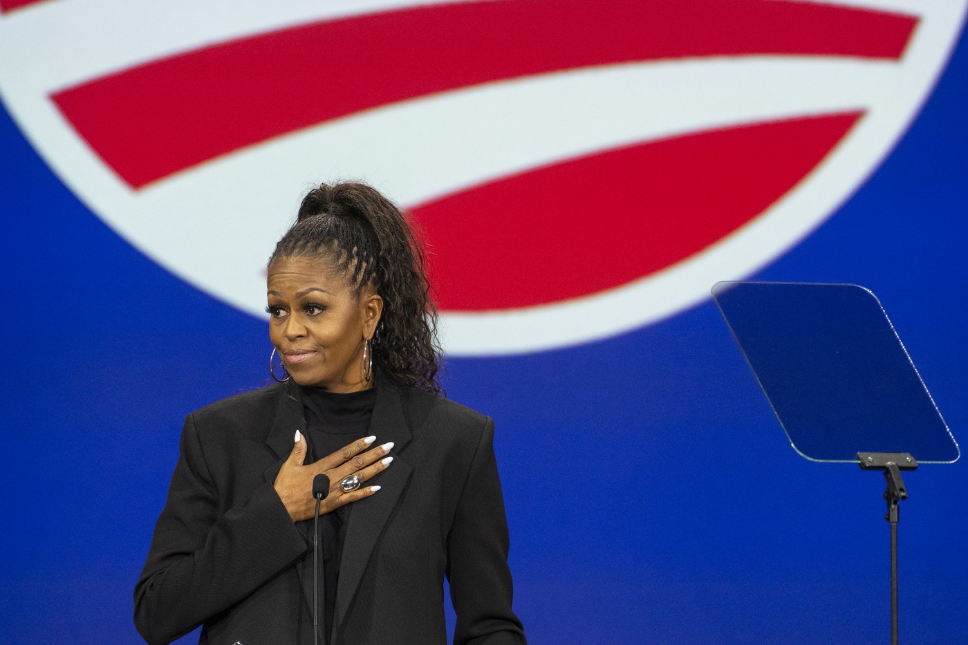Michelle Obama a reacționat când a văzut podiumul din finala la sol, în care Ana Bărbosu și Sabrina Voinea au fost dezavantajate pentru o americancă