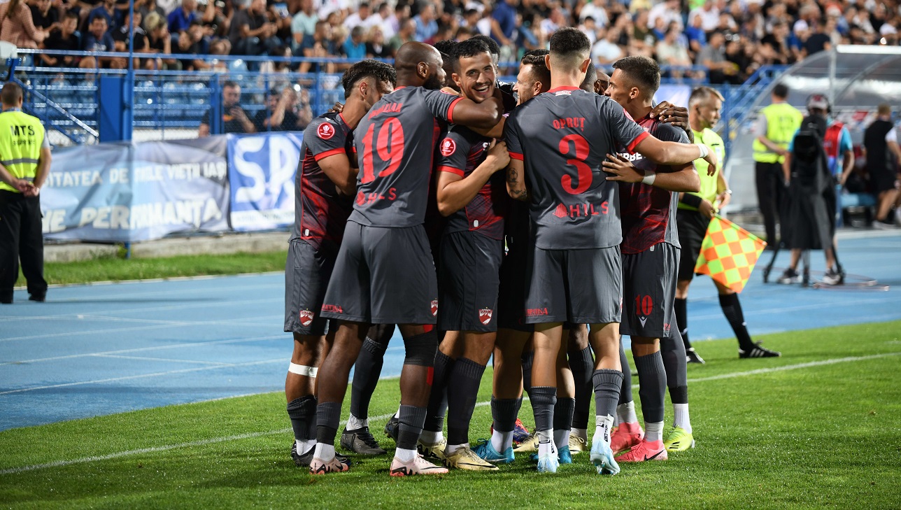 Poli Iași – Dinamo București 2-2, în etapa 5 din Superliga. Spectacol total în Copou! „Câinii roșii” ratează șansa de a urca pe locul 3
