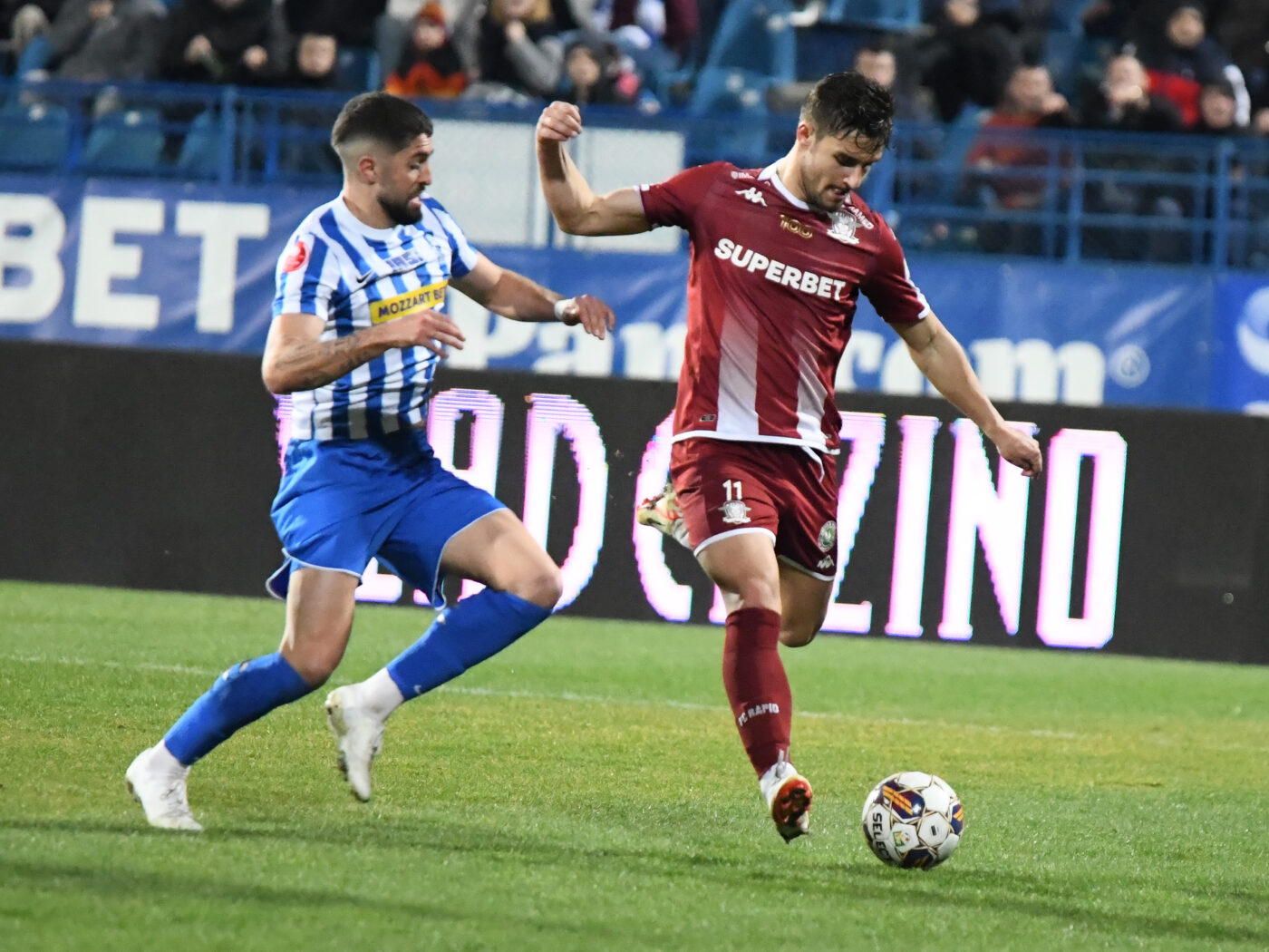 Poli Iași – Rapid București 0-2, în etapa 7 a Superligii. Pop marchează cu o execuție superbă!