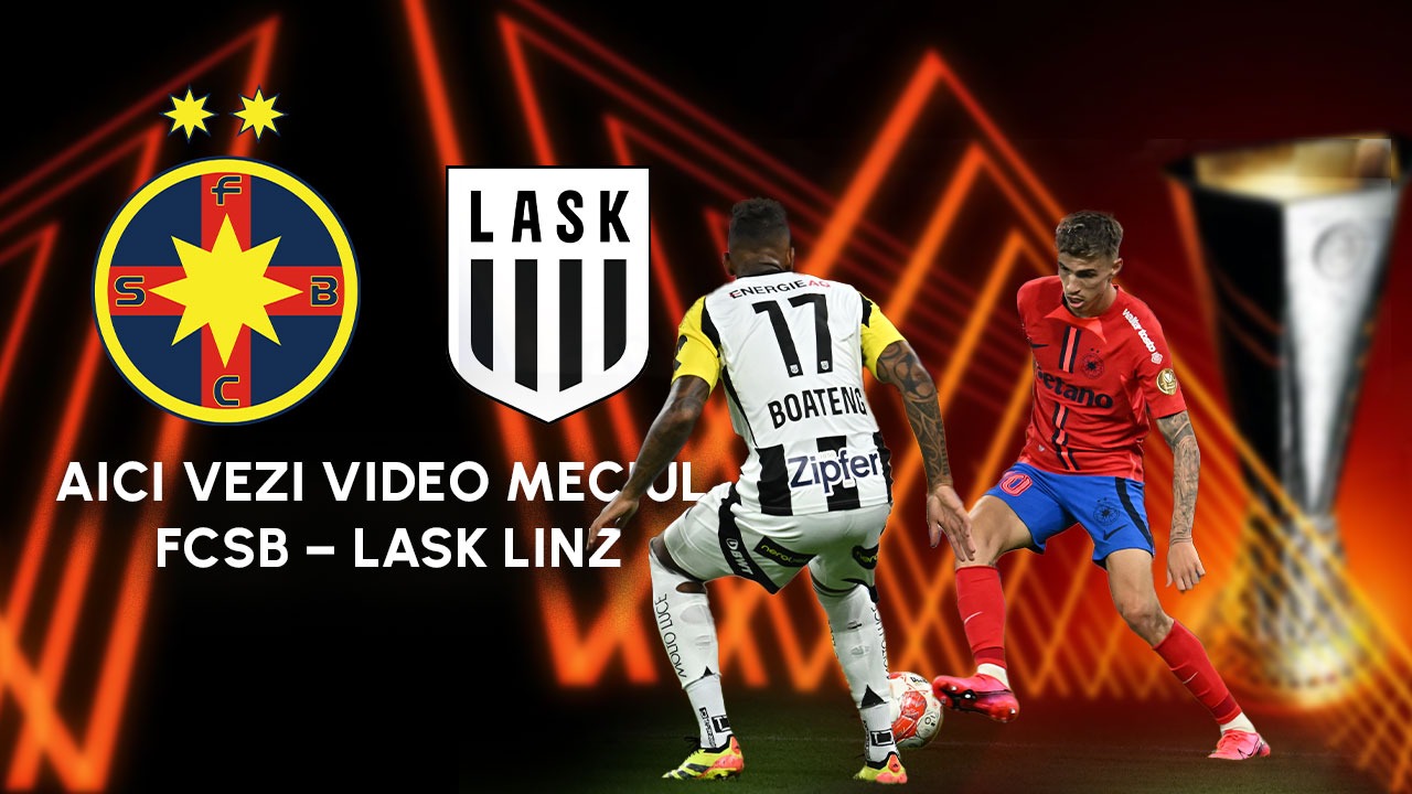 ProSport transmite LIVE VIDEO meciul FCSB – LASK Linz, de la ora 21:30, în parteneriat cu România TV. Poți vedea partida online pe site-ul nostru