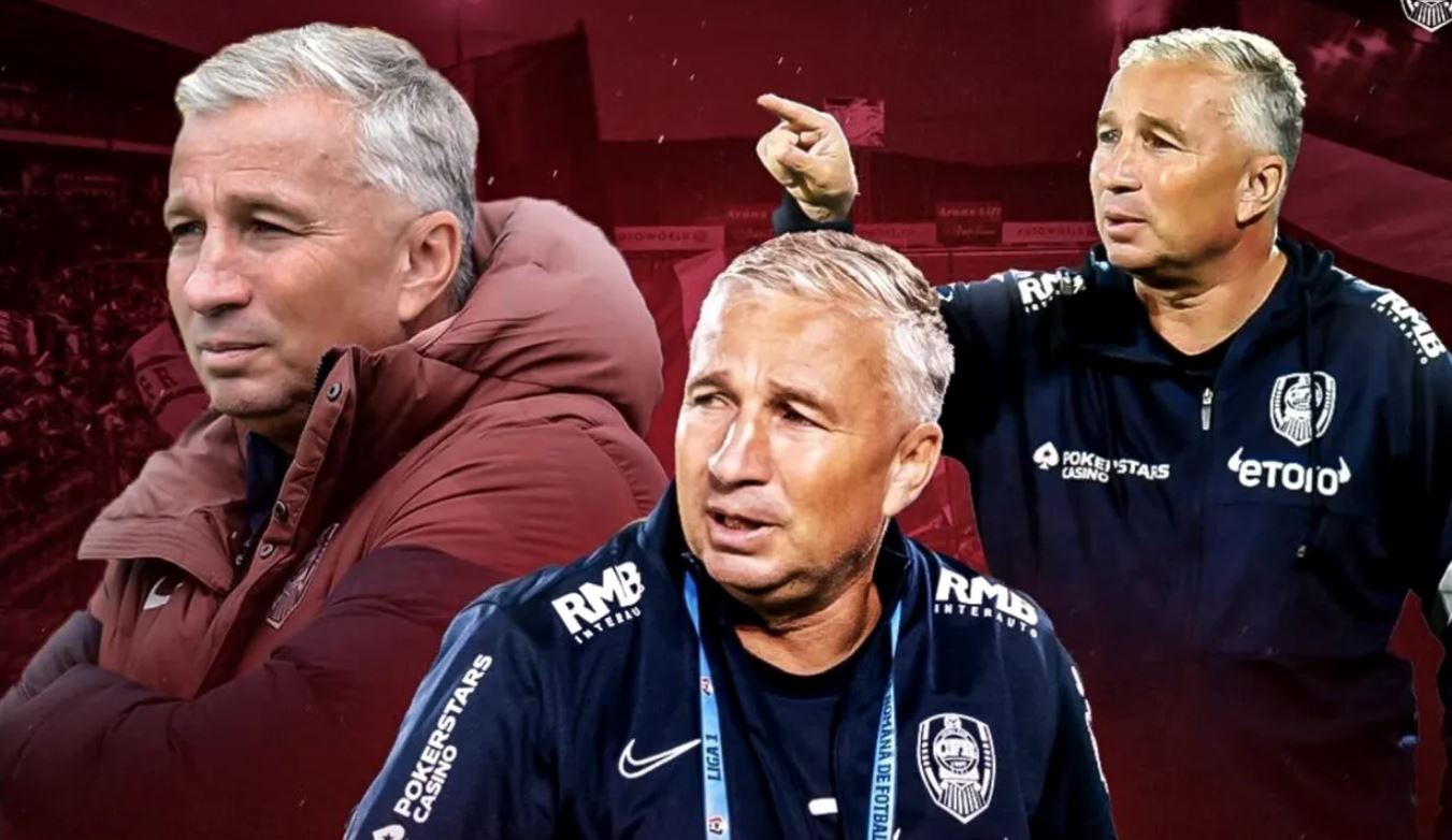 Reacție surprinzătoare a lui Dan Petrescu despre fotbalistul adus de Nelu Varga la CFR Cluj fără acordul său: „E cel mai bun număr 8 din România, cel mai tehnic!”