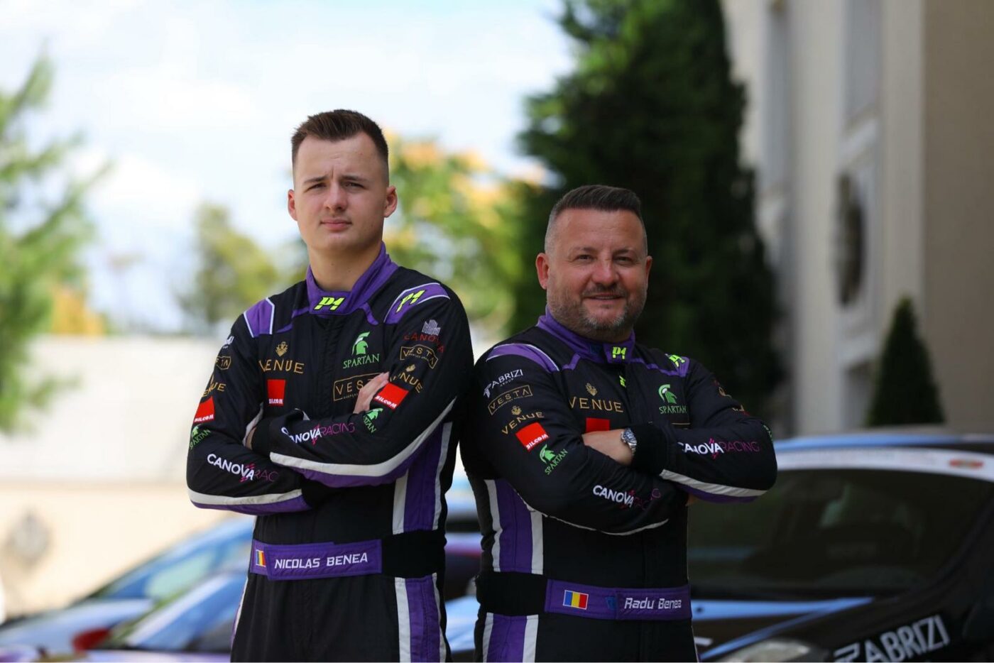 Tată și fiu, pe podiumul etapei de super rally de la Timișoara. Luptă pentru titlu la echipe