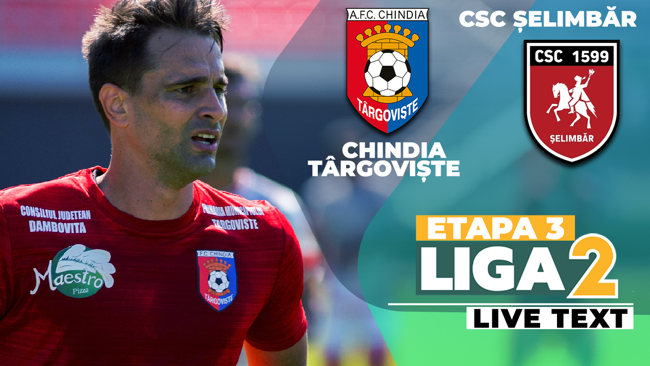 Cei care au fost preocupați să joace fotbal au pierdut! CSC Șelimbăr a condus la Târgoviște, însă s-a recunoscut învinsă de Chindia
