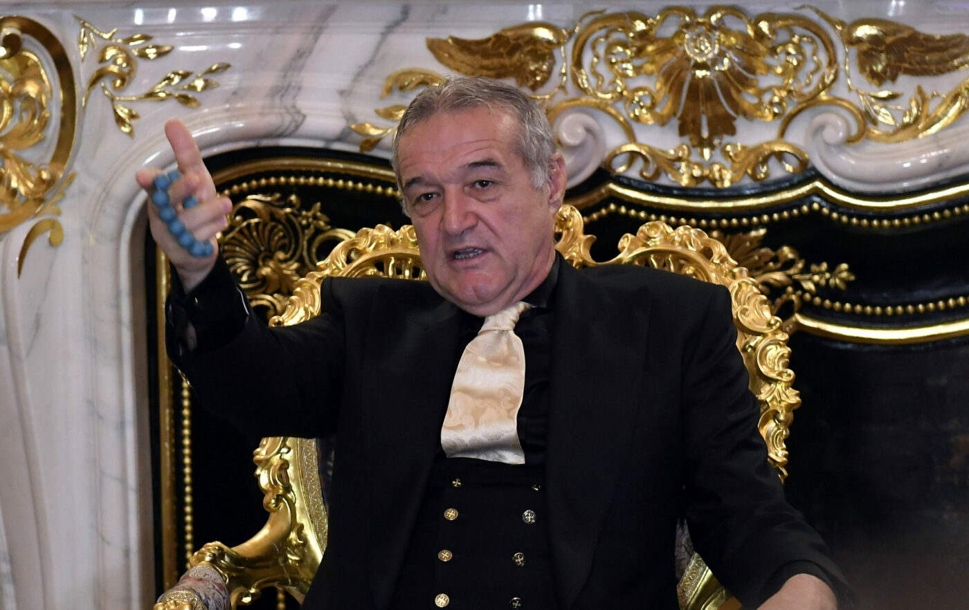„Băi, treci! Hai, treci”. Gigi Becali, scos din sărite de gunoierii de la Palat