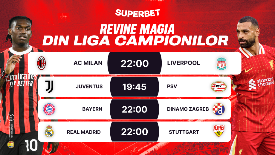 ADVERTORIAL | Revine Liga Campionilor! Super Oferta pentru meciurile de marţi