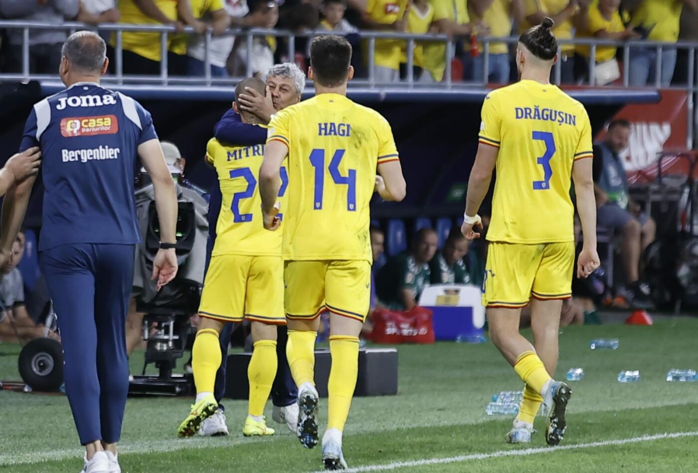 Ce a făcut Alex Mitriță, imediat după ce a marcat golul de 3-1 în România – Lituania. Gestul imediat al lui Mircea Lucescu
