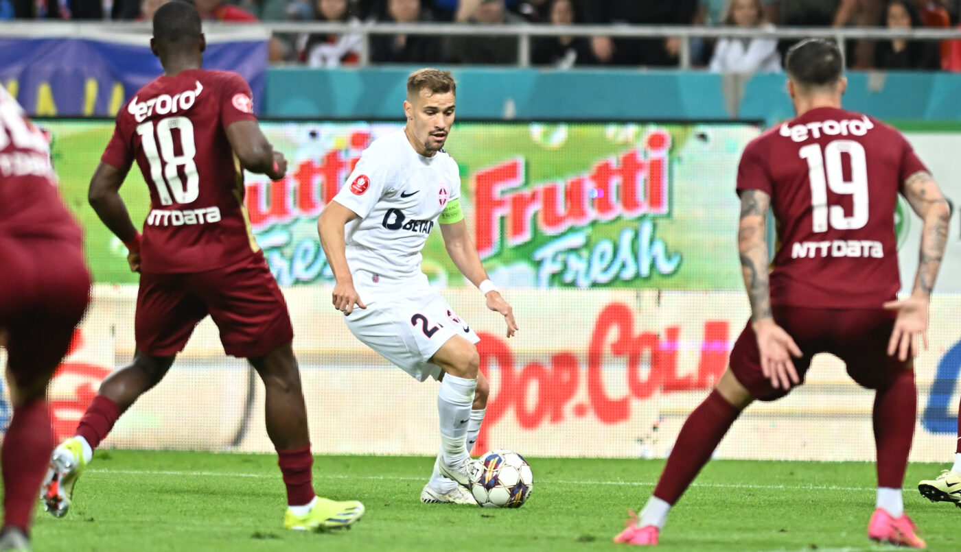 CFR Cluj – FCSB 1-0, Live Video Online în etapa 9 din Superliga. Munteanu deschide scorul cu o execuție senzațională