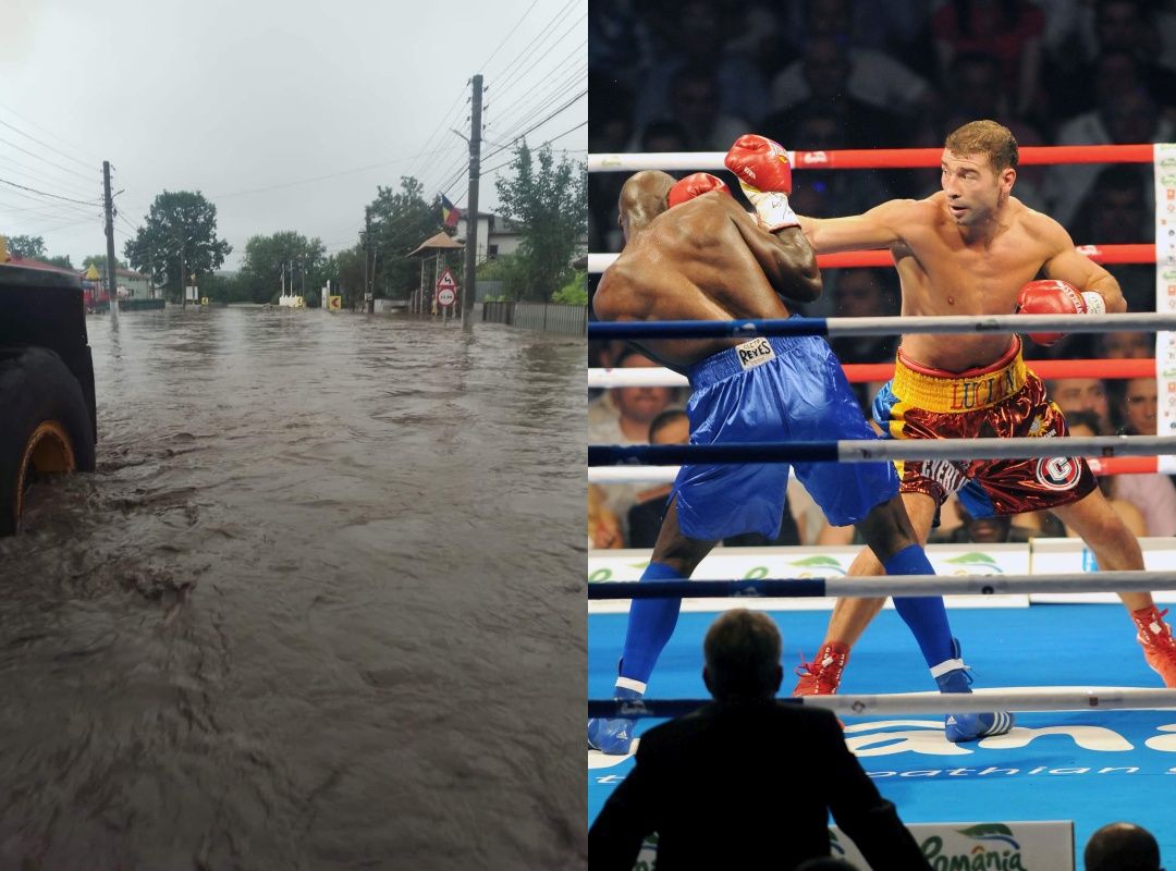 Ciclonul Boris a devastat localitatea natală a lui Lucian Bute. Un bărbat și o femeie au fost luați de viitură