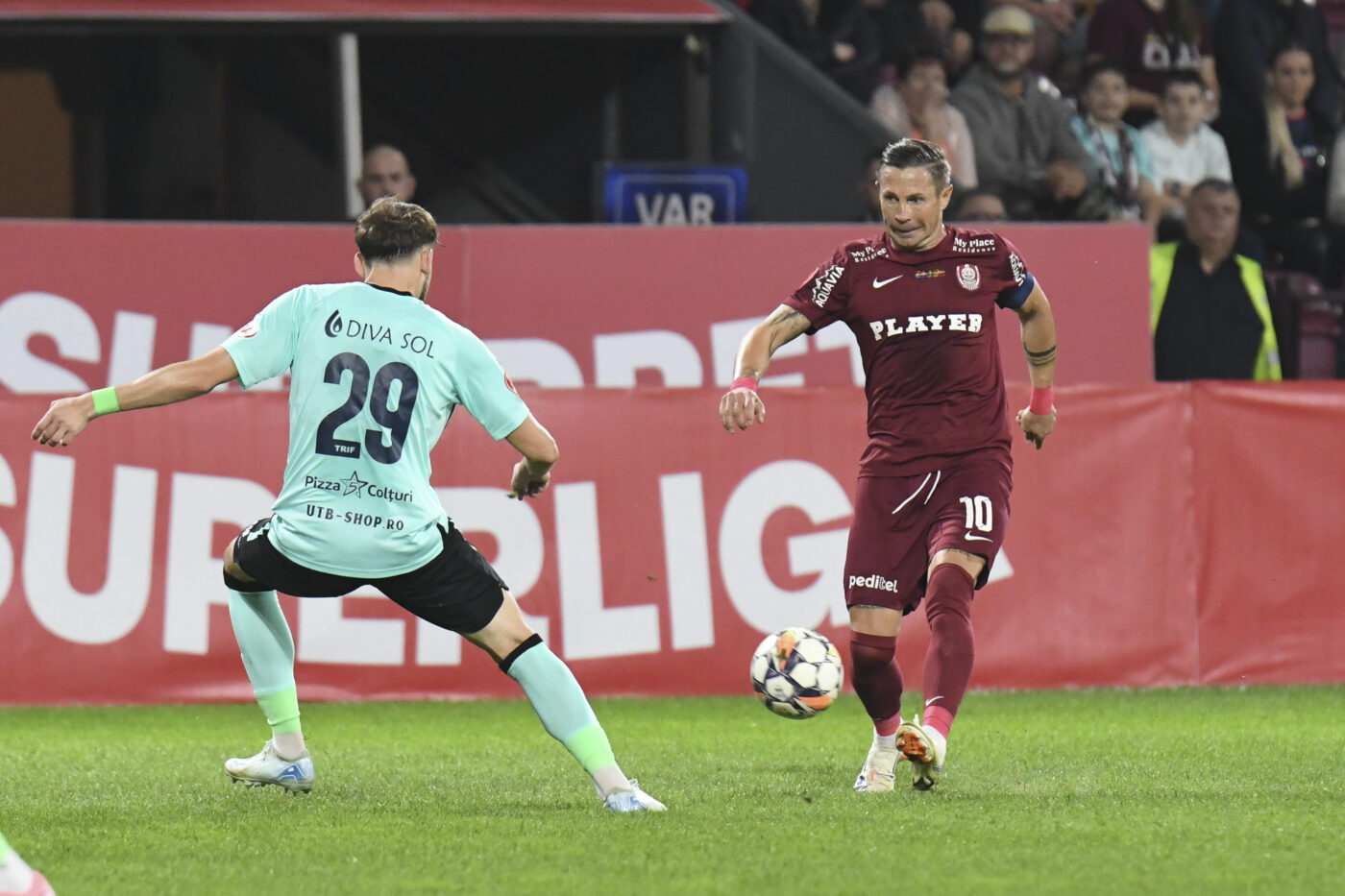 „Fanii uită performanțele”. Ciprian Deac a recunoscut, în direct, că a greşit la primul gol marcat de UTA Arad cu CFR Cluj şi a vorbit de reacția dură a suporterilor