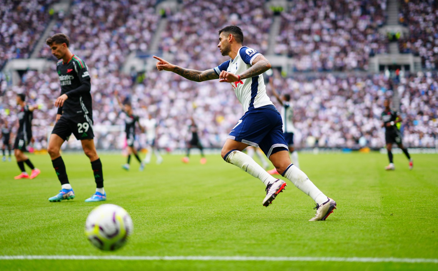 Notă dezastruoasă pentru Cristian Romero, după eroarea decisivă din Tottenham – Arsenal Londra 0-1