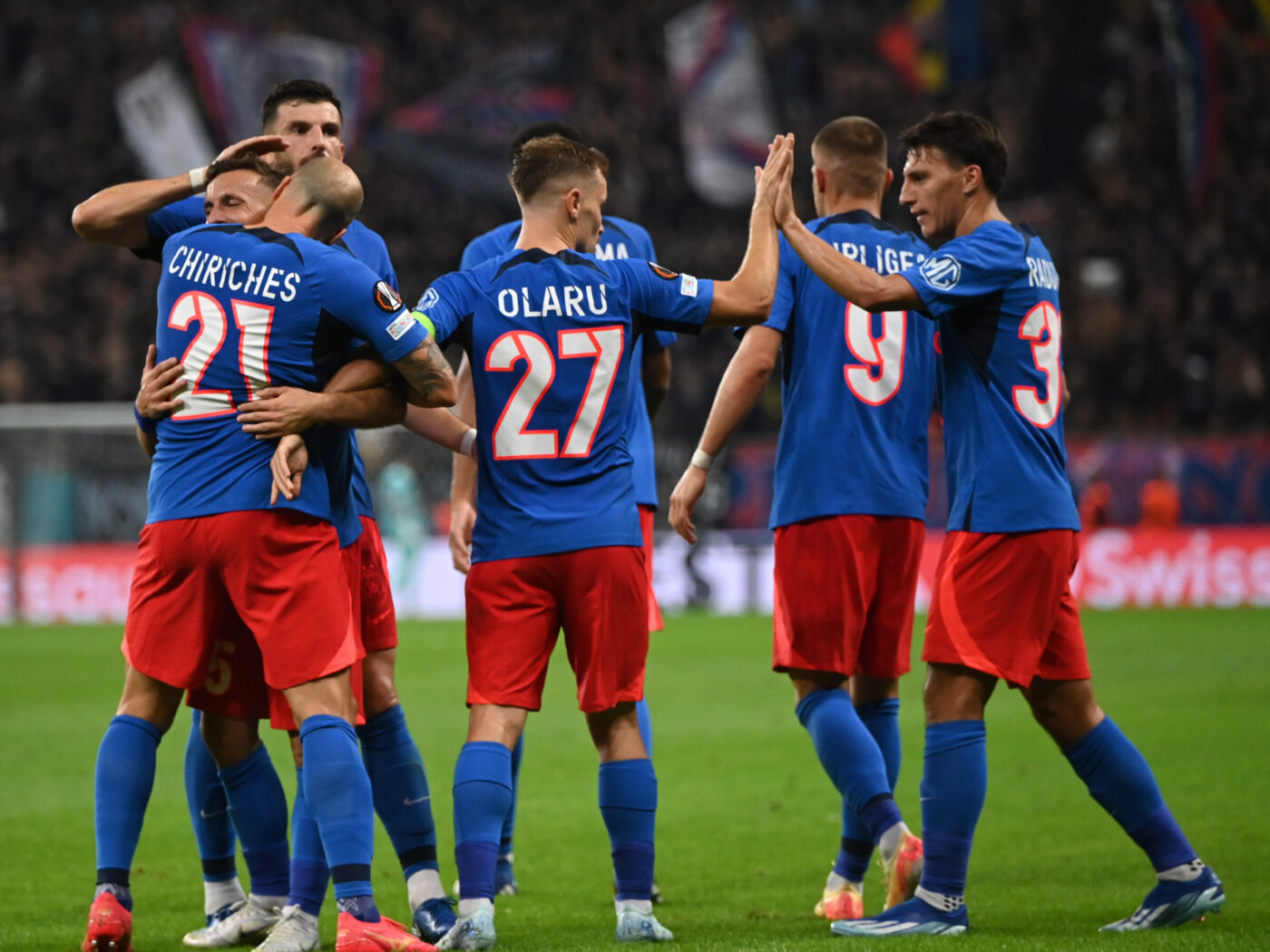Darius Olaru, golazo marcă înregistrată! Fotbalistul de 7.000.000 de euro al lui Gigi Becali a rupt plasa cu o execuție fabuloasă, în FCSB – RFS