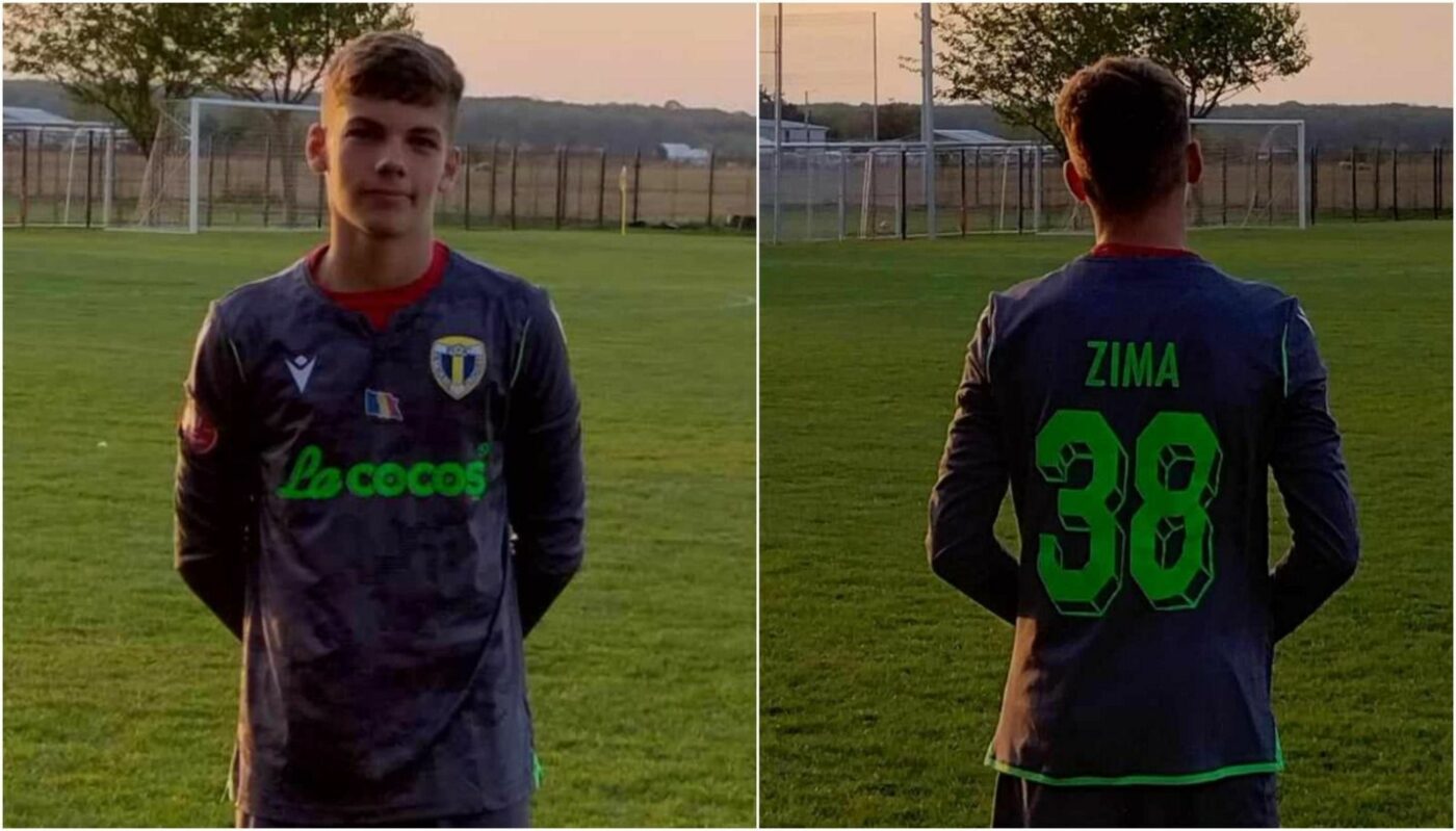 Elev în clasa a opta și portar la echipa mare. Fiul unui fost goalkeeper din Superliga a debutat la seniori la 14 ani