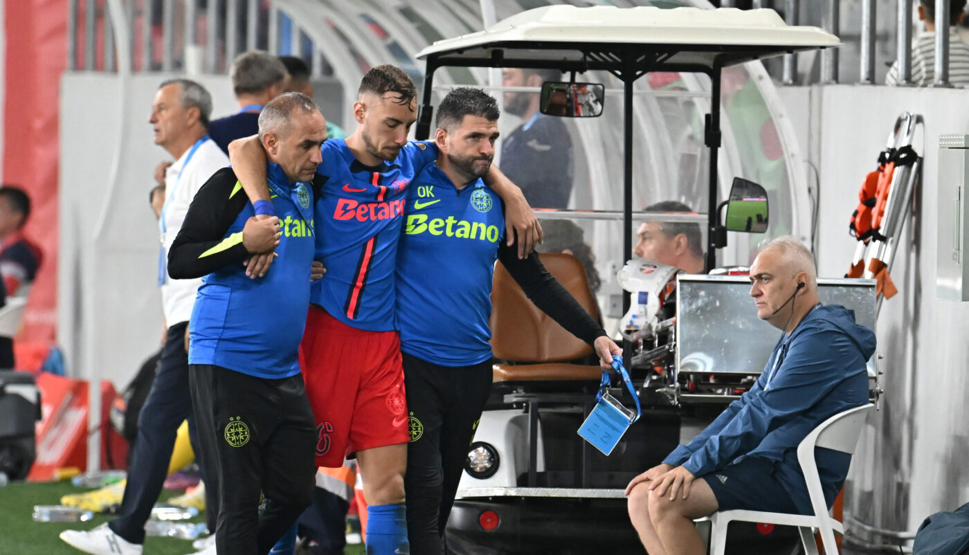 Mihai Lixandru a anunțat ce urmează pentru el, după ce a ieșit accidentat în FCSB – UTA 2-0! Internaționalul are emoții mari: „Primul lucru la care m-am gândit a fost naționala”