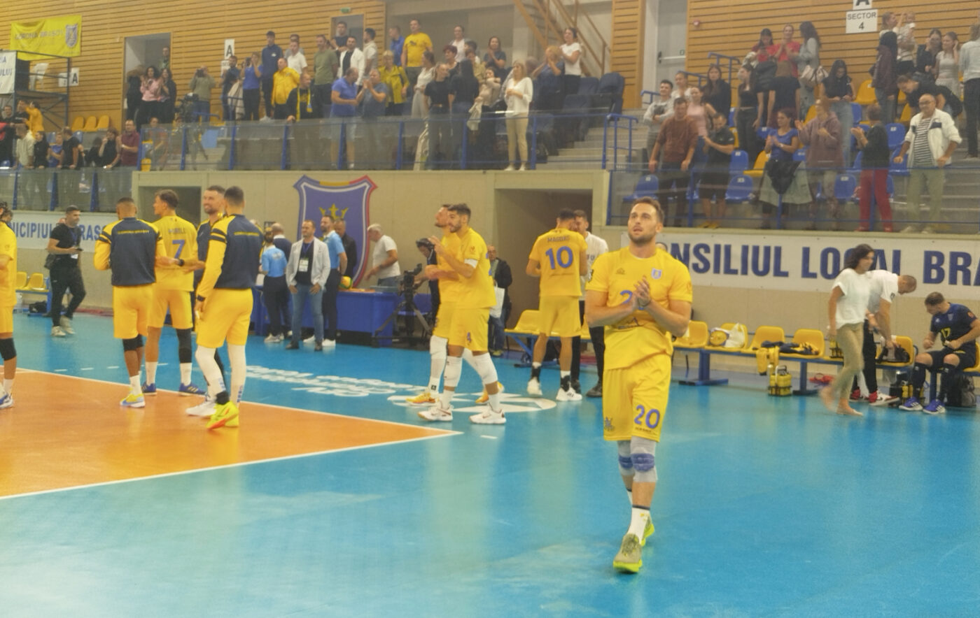 Pas spre grupele Ligii Campionilor. Corona Brașov calificare en-fanfare în turul 2 preliminar. Următoarea adversară va fi Volley Schonenwerd, campioana Elveției