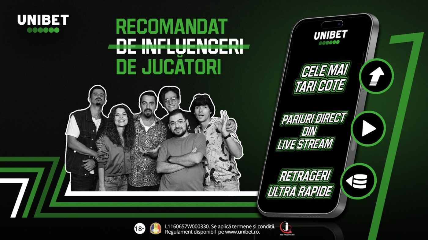 ADVERTORIAL | Unibet lansează o nouă campanie de brand, avându-l pe Cosmin Natanticu drept ambasador