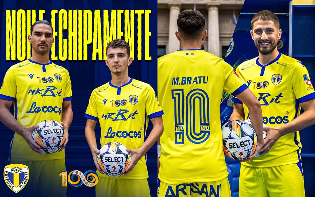 Petrolul și-a prezentat echipamentul Centenarului. „Lupii galbeni” îmbracă haine noi la meciul cu Farul