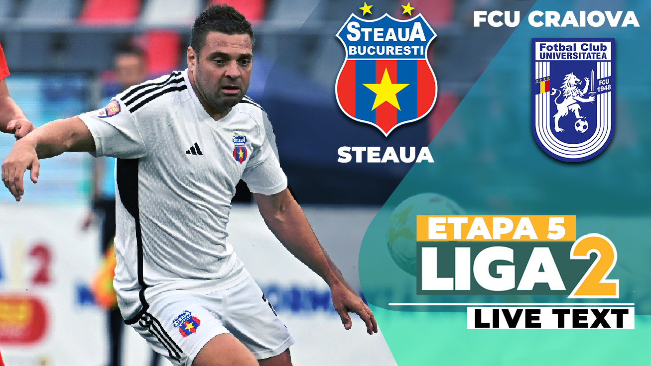 Steaua și FCU Craiova și-au dat mâna în Ghencea, pentru o remiză fără goluri. Echipele lui Daniel Oprița și Marius Croitoru avansează lent în clasament