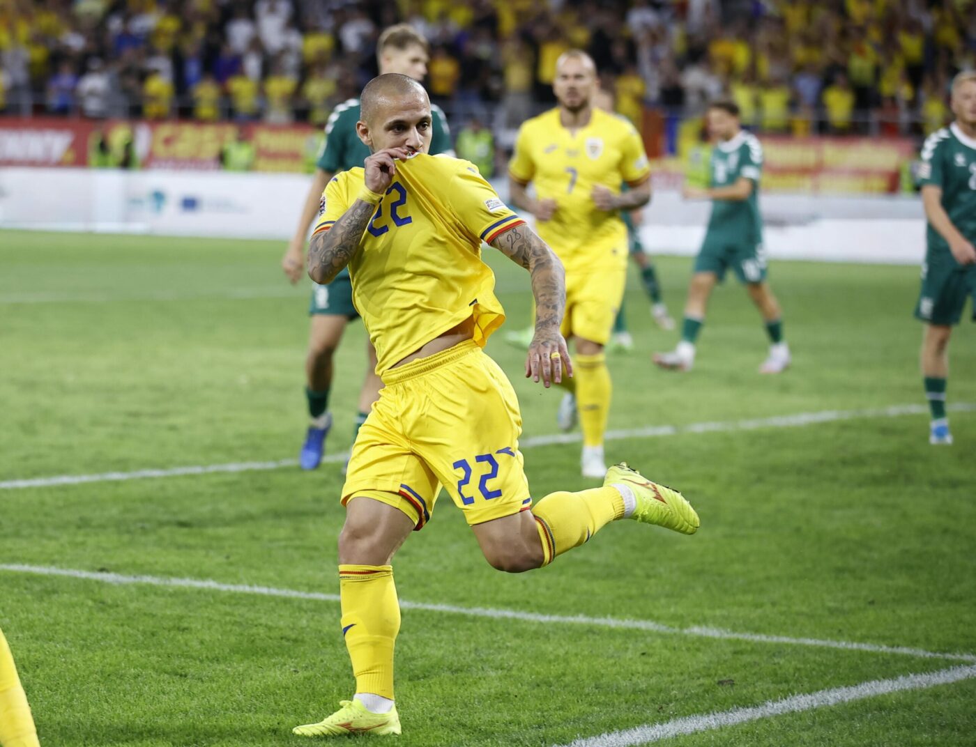 „Trebuia să-l răsplătesc cumva”. Alex Mitriță a dezvăluit ce a însemnat golul marcat pentru el în România – Lituania 3-1 și rolul lui Mircea Lucescu