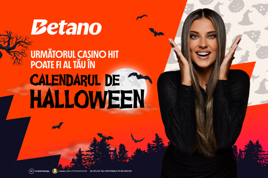 Următorul Casino Hit poate fi al tău în Calendarul de Halloween Betano! ADVERTORIAL