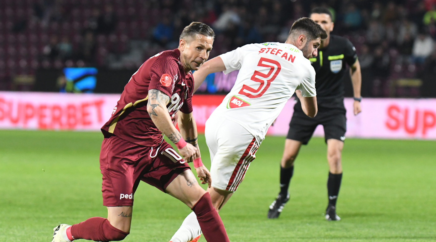 CFR Cluj – Sepsi OSK 3-3, în a 14-a etapă din Superliga. Egal scos cu forcepsul de echipa lui Dan Petrescu, în minutul 90+3