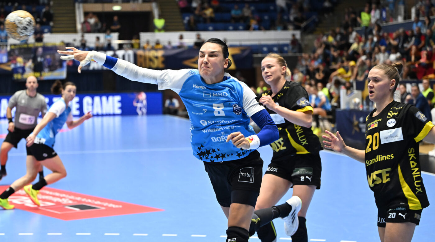 CSM București, victorie cu forcepsul. Rapid, umilință în Liga Campionilor
