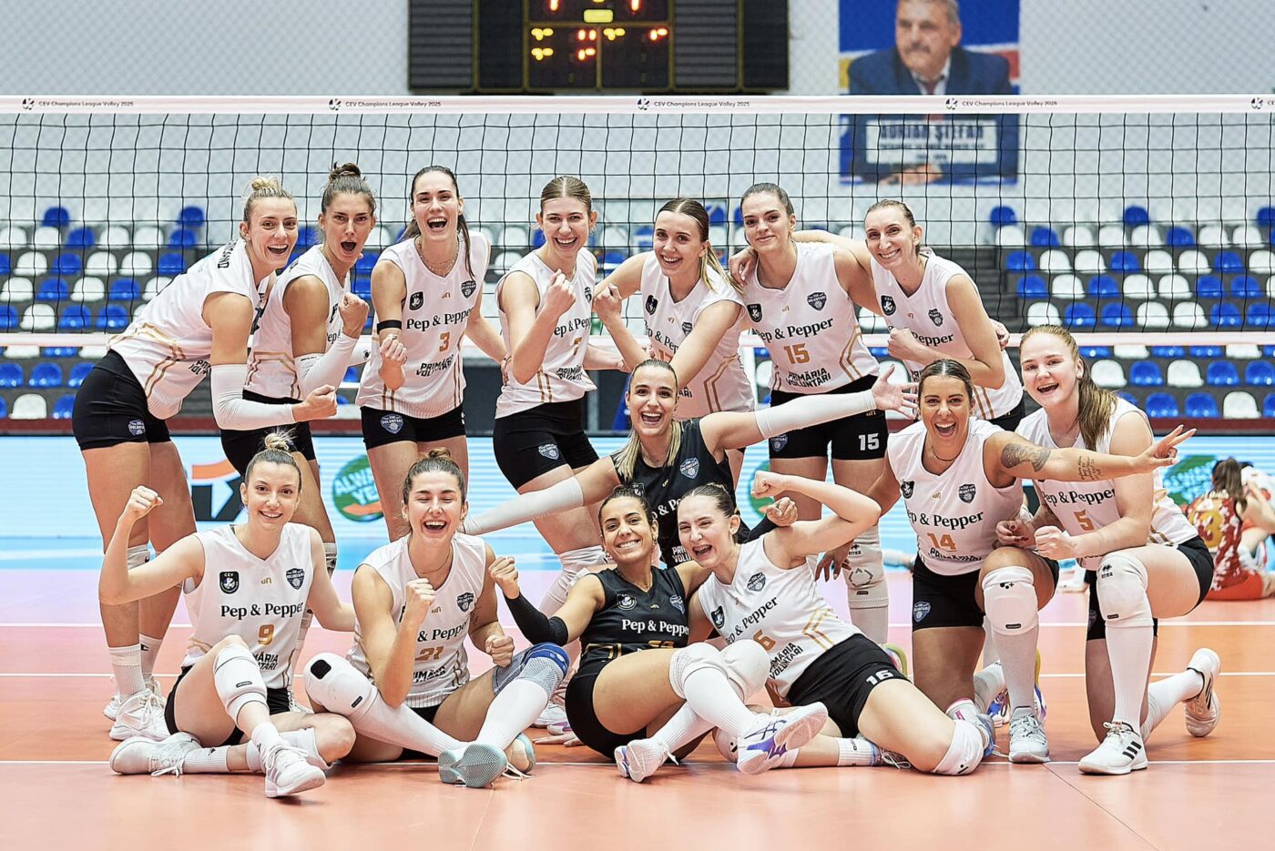 CSO Voluntari s-a calificat în grupele Ligii Campionilor la volei feminin. Victorie lejeră și în returul cu Skopje, la Mioveni