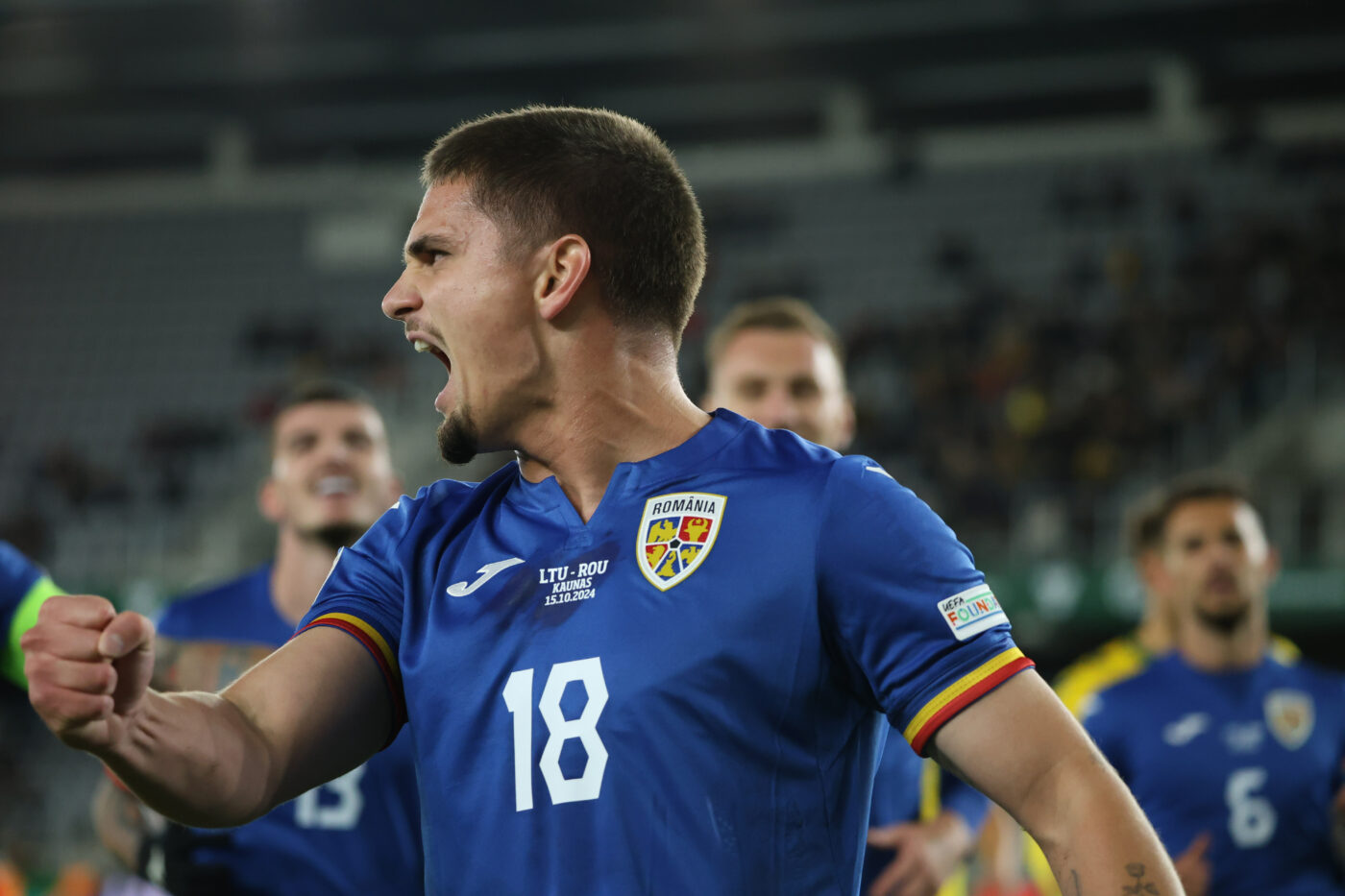 Cum a ajuns Răzvan Marin golgheterul Europei în Liga Națiunilor. E pe primul loc alături de un atacant de 100.000.000 de euro