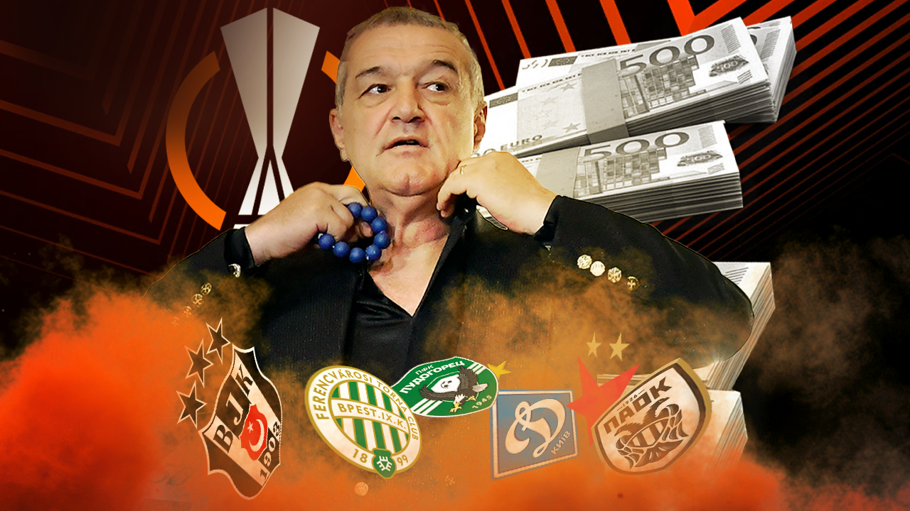 Gigi Becali e jupân în Europa League: ce face el cu 5 milioane de euro, nu face nimeni! De ce Rangers – FCSB îl poate transforma în model de business la UEFA pentru cupele europene. EXCLUSIV