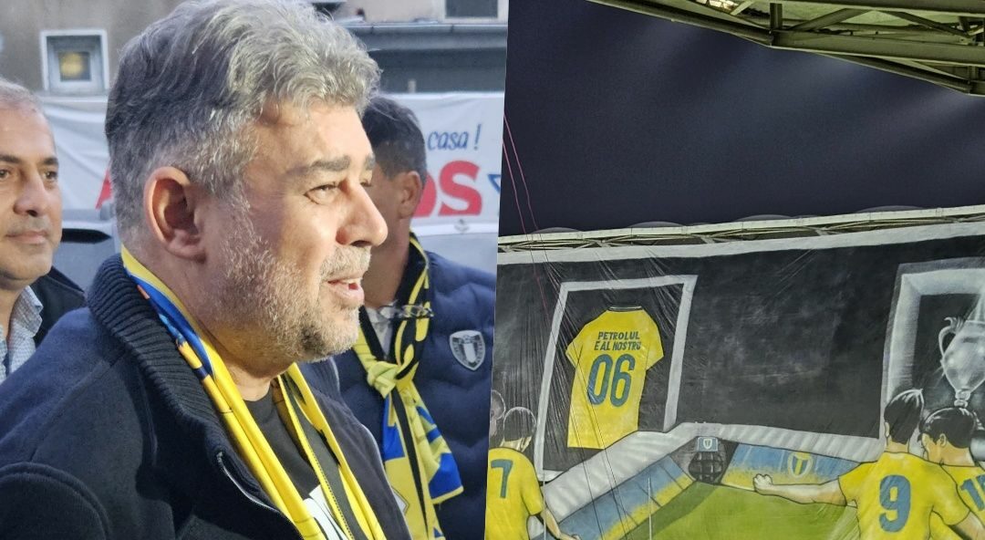 Prezențe de marcă la Centenarul Petrolului! Marcel Ciolacu, printre fanii „lupilor”! Adrian Mutu e și el prezent pe „Ilie Oană”