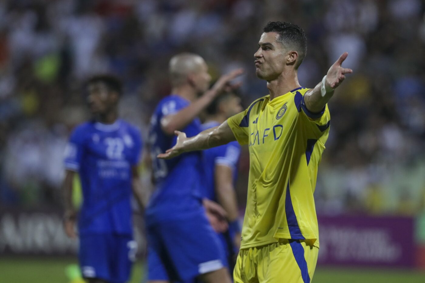 Reacția lui Cristiano Ronaldo după ce a îngropat-o pe Al-Nassr. A ratat penalty în minutul 90+6 și a părăsit Cupa Regelui din Arabia Saudită