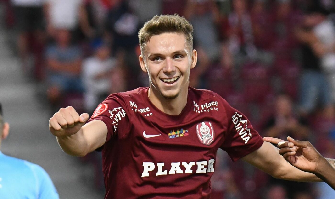 Reacția lui Louis Munteanu despre transferul de 7.000.000 de euro. Atacantul lui CFR Cluj a făcut anunțul pentru fani