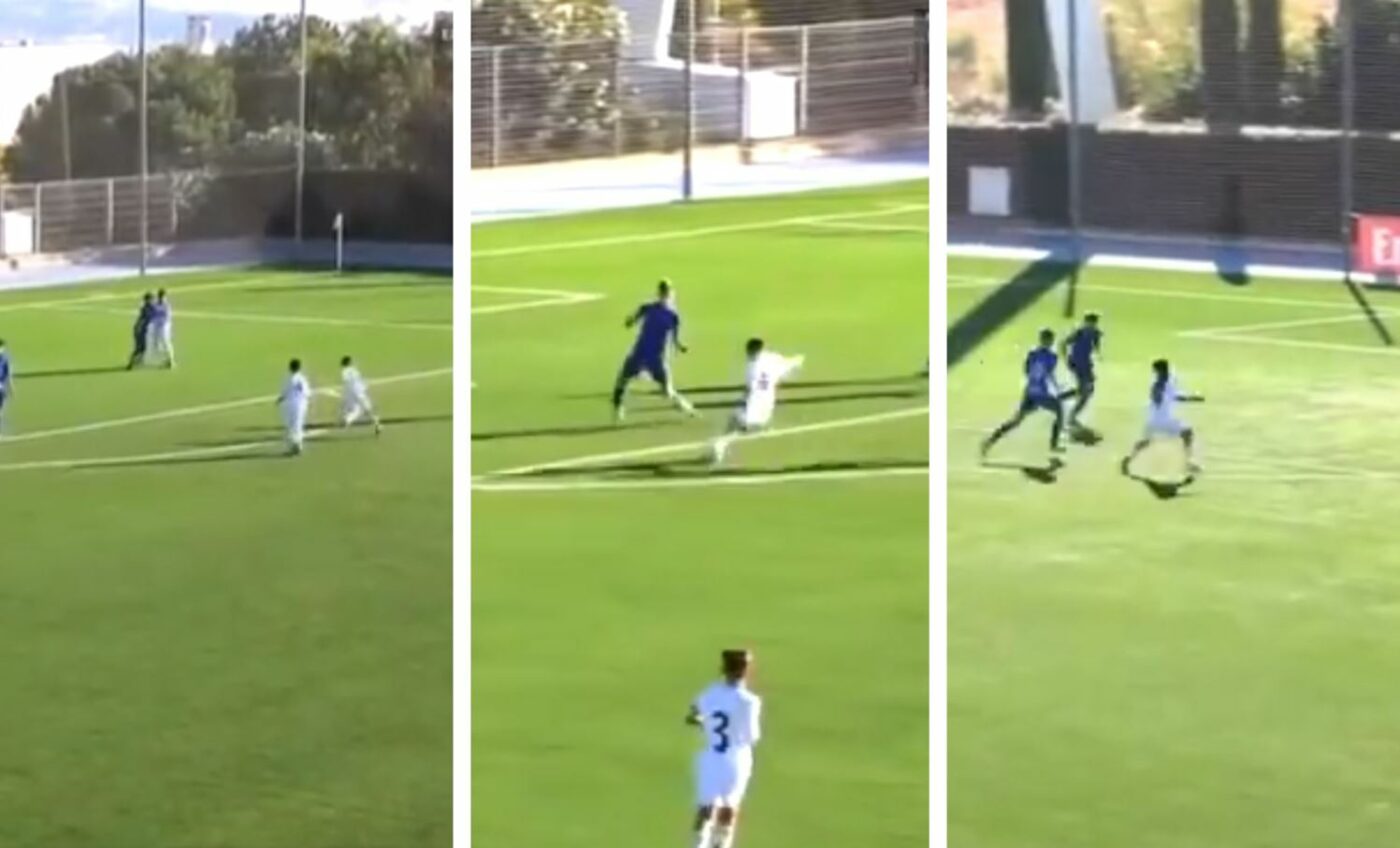Real Madrid l-a deturnat din drumul spre FC Barcelona și puștiul de 12 ani a marcat 4 goluri într-un meci de la U 19