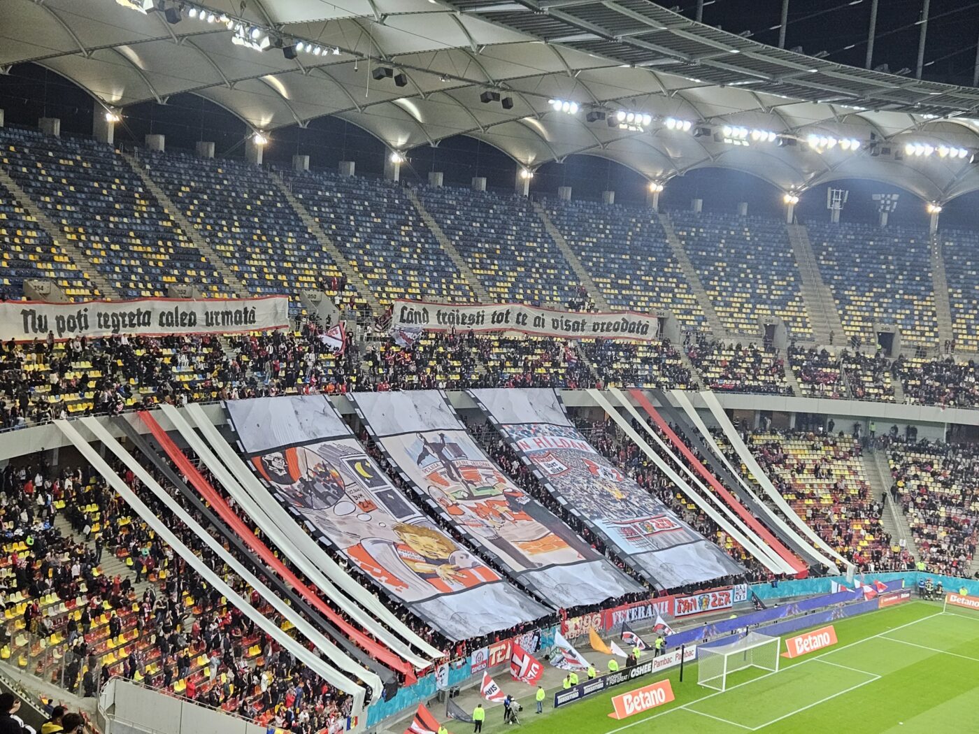 Scenografia grupului Panzer din PCH a atras toate privirile la Dinamo – FCSB