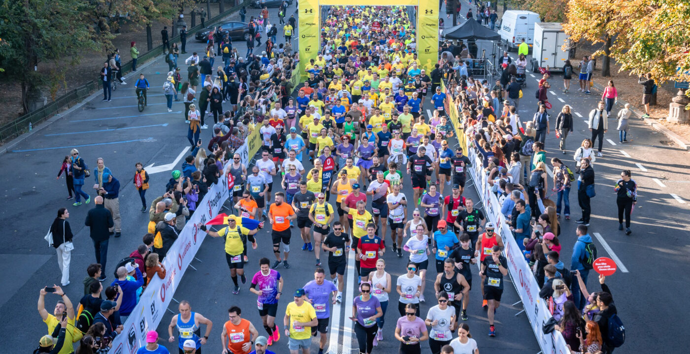 Tragedie la Maratonul Internațional Bucureşti, după ce un bărbat a murit în urma unui stop cardiac