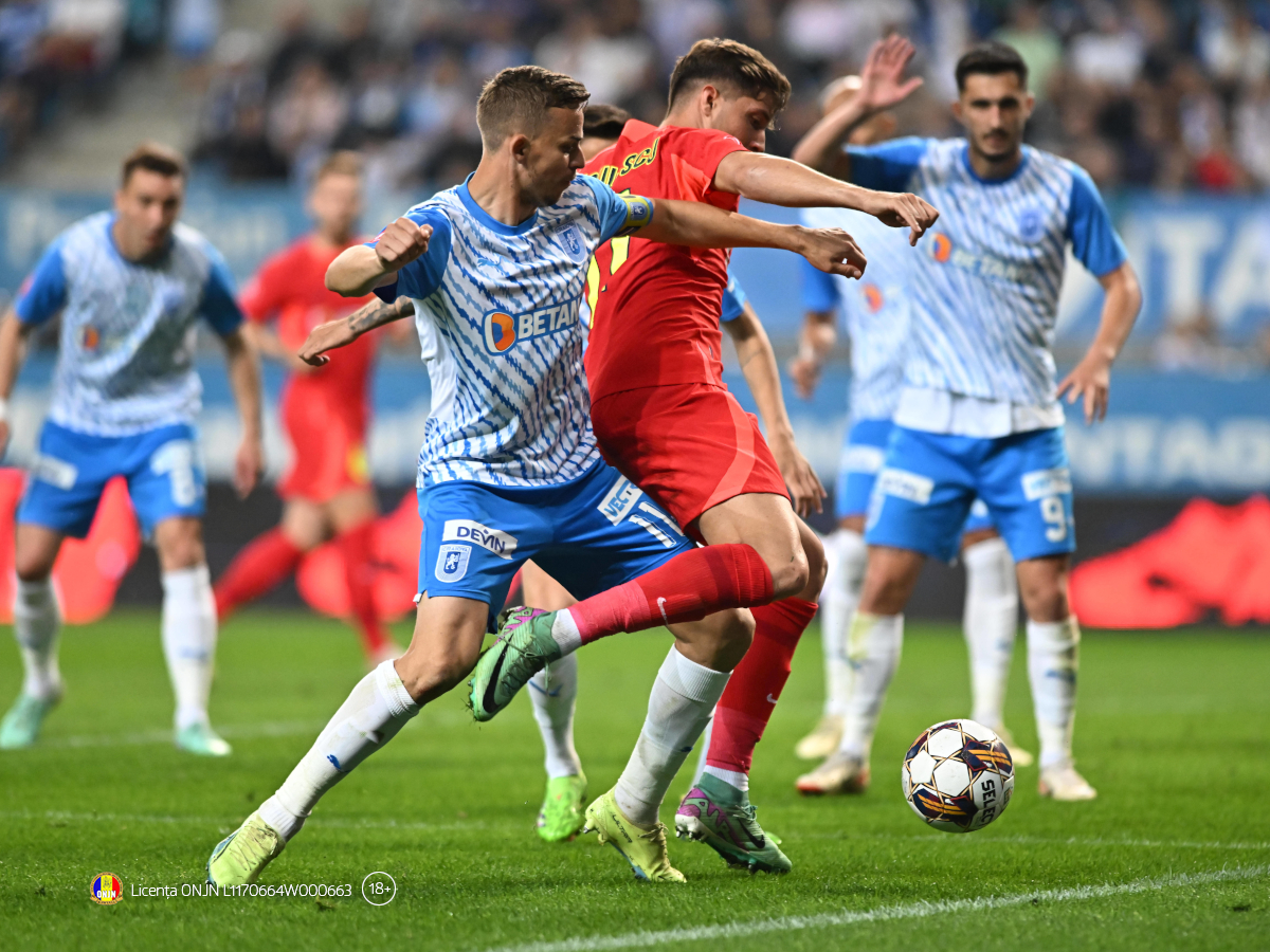 ADVERTORIAL | Universitatea Craiova – FCSB, afișul ultimei etape a turului de campionat. Profită FCSB de criza din Bănie?