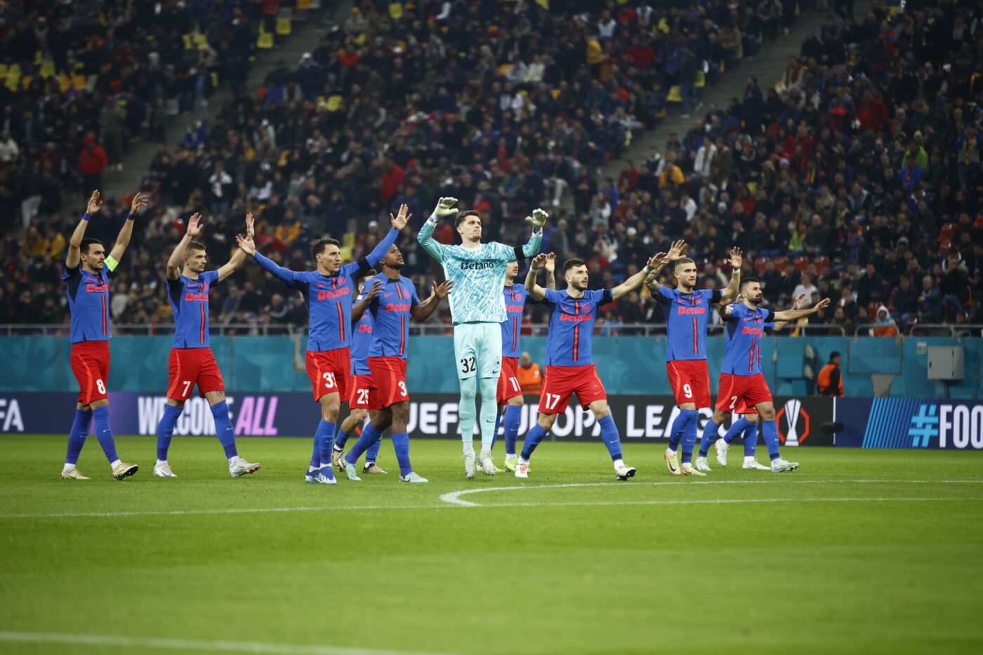 Calcule FCSB în Europa League: calificarea a ajuns la 69% după FCSB – Midtjylland 2-0, de câte puncte mai e nevoie și cum se pot obține pentru a merge direct în optimi de finală!