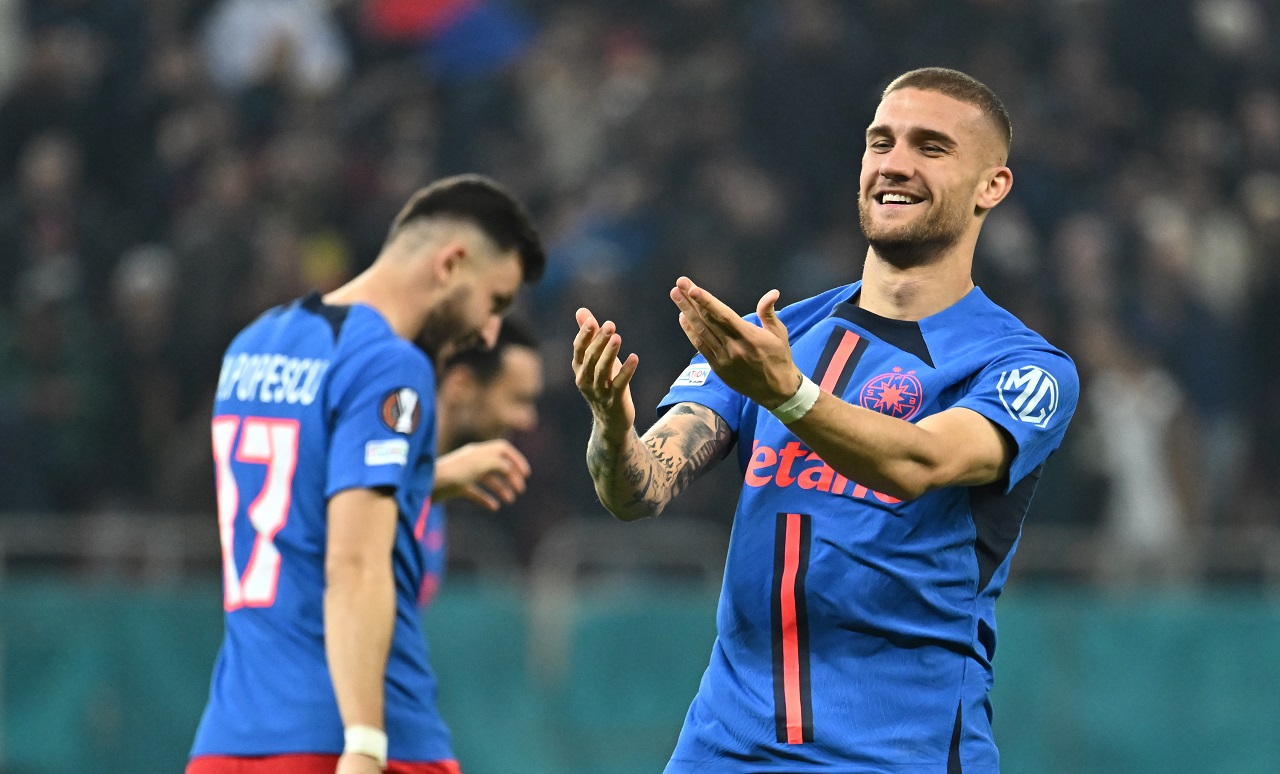 Daniel Bîrligea, mesaj clar pentru Mircea Lucescu, după golul fabulos marcat în FCSB – Midtjylland 2-0: „Sper să vină!”