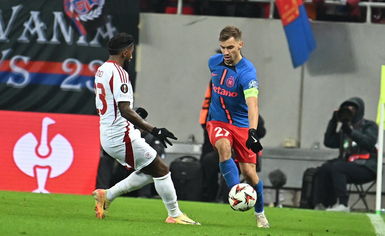 Darius Olaru, discurs de lider adevărat, după FCSB – Olympiacos 0-0: „Am făcut față câştigătoarei Conference League”