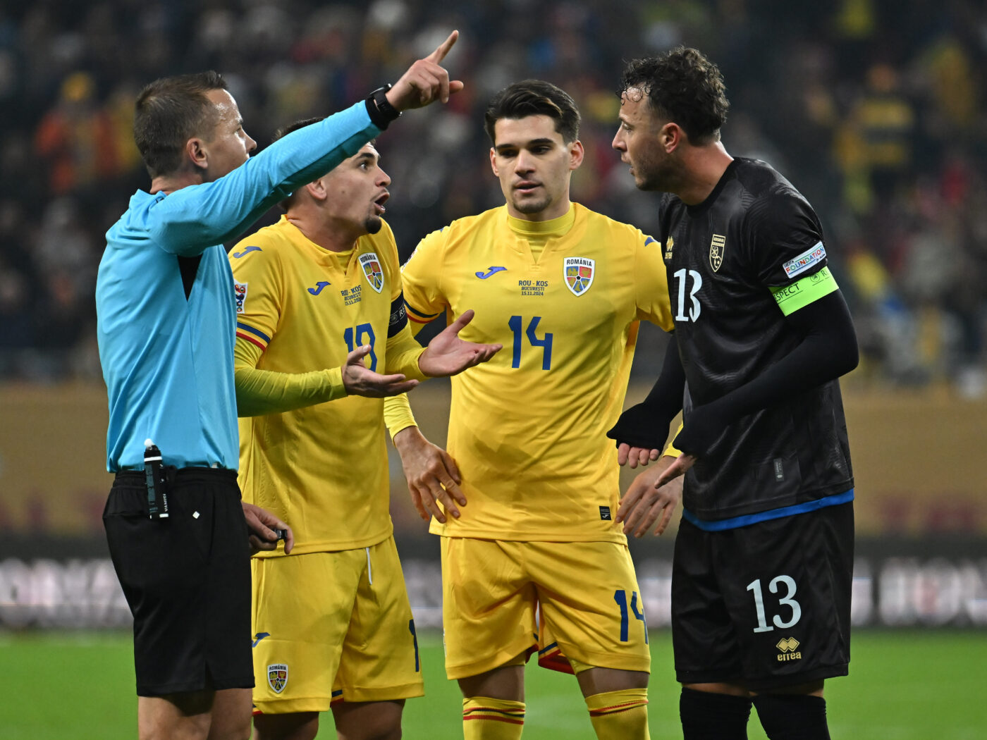 Escaladare periculoasă a situației după România – Kosovo, care poate distruge naționala tricoloră la UEFA. Căpitanul kosovarilor aruncă în aer totul cu o dezvăluire șocantă: „Am cerut de trei arbitrilor să întrerupă meciul”