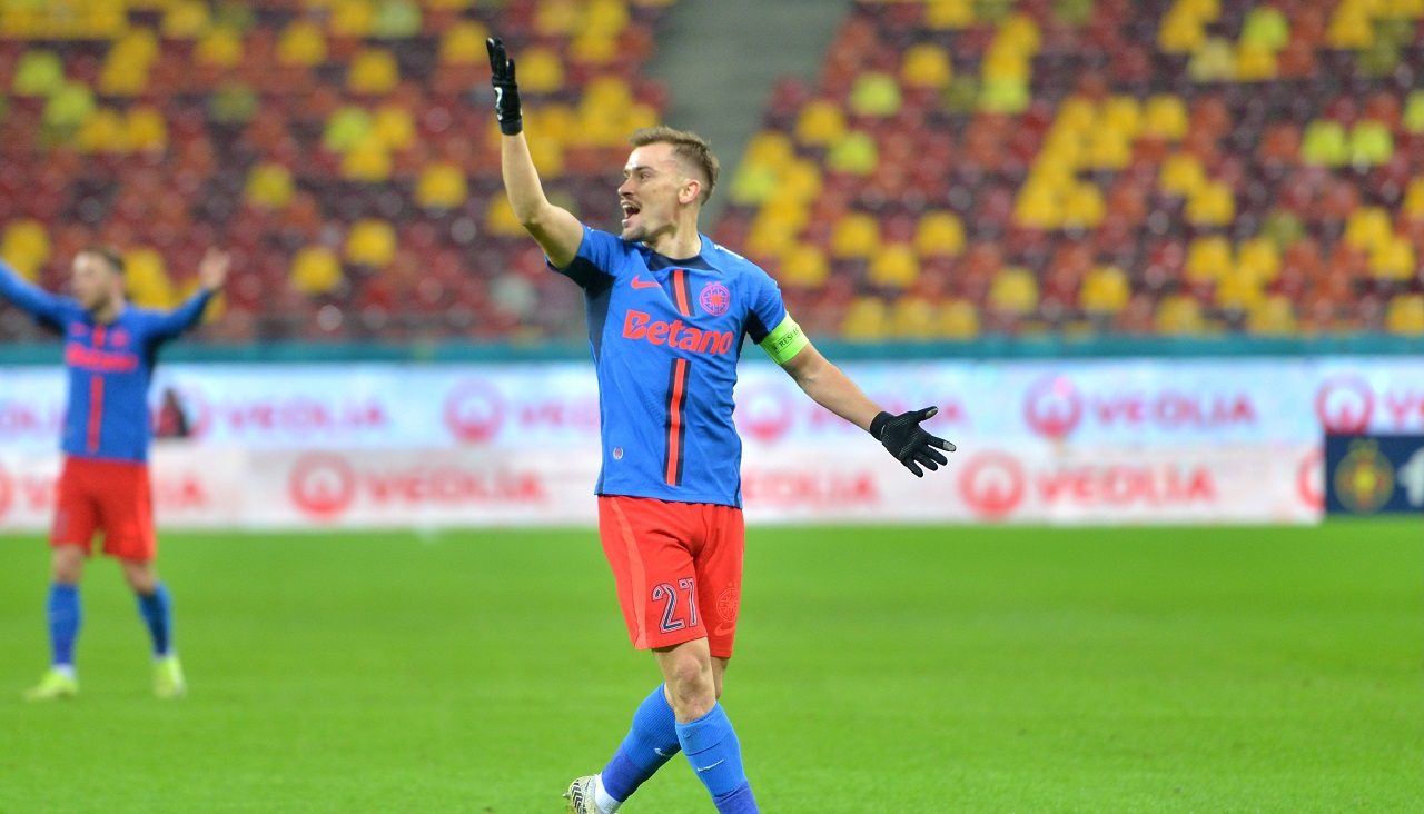 Exploziv! A venit verdictul specialistului și a aruncat în aer cea mai controversată fază a etapei, la meciul FCSB: „Nu a fost gol la Olaru!”